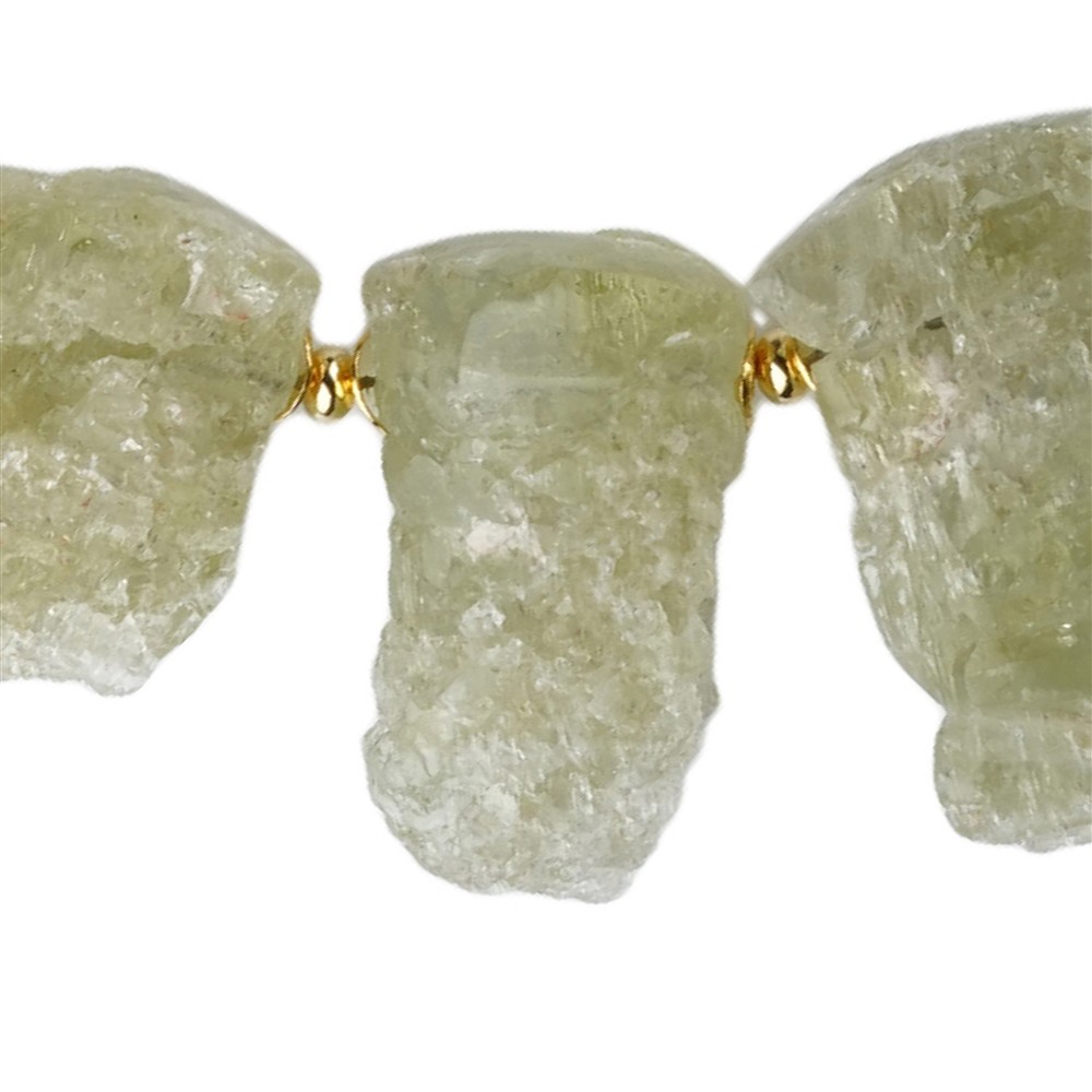 Collana Acquamarina pietre grezze lucidate, unico 001 | Marco Schreier