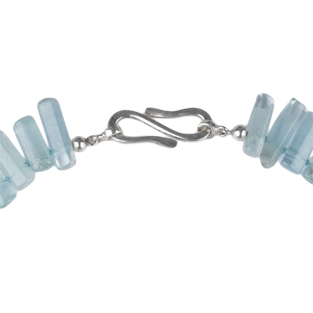 Collana Acquamarina, verghe lucidate, unico 002 | Marco Schreier