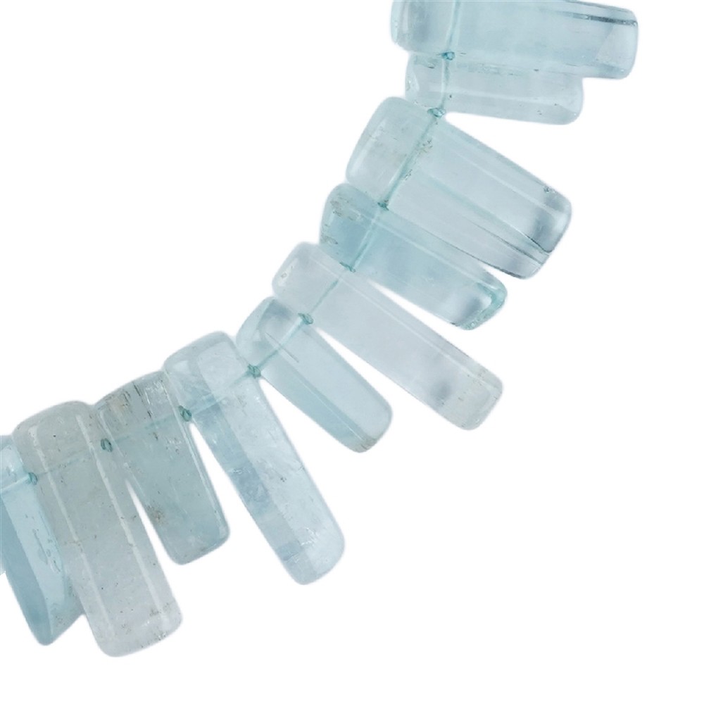 Collana Acquamarina, verghe lucidate, unico 002 | Marco Schreier