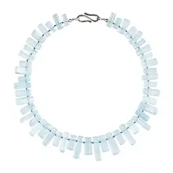 2822022003 Collier Aigue-marine, baguettes, Pièces uniques 003 | Marco Schreier