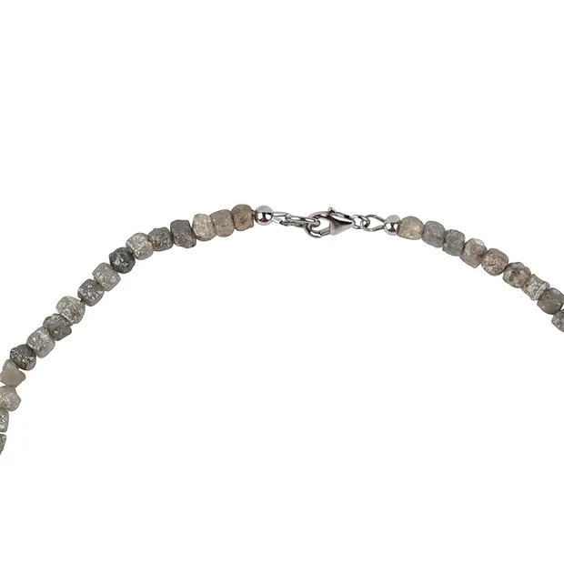 Diamond necklace, 5.5 - 7.0mm, unique 001 | wholesaler gems & healing stones