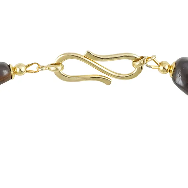 Studio necklace opal, flat Tumbled Stones, unique 001 | Marco Schreier