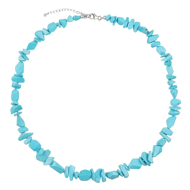 Collar Atelier Turquesa, formas libres, rodinado, único 002 | Marco Schreier