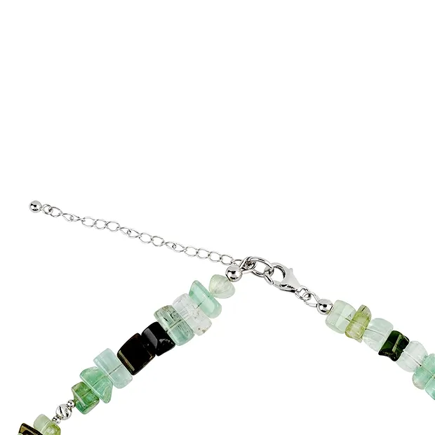 Collana di Tormalina (verde), barre (08 - 16 mm), unico 002 | Marco Schreier