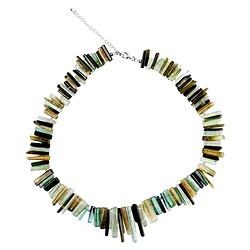 2822156004 Collana di Tormalina (verde), aste (10 - 20 mm), unica 004 | Marco Schreier