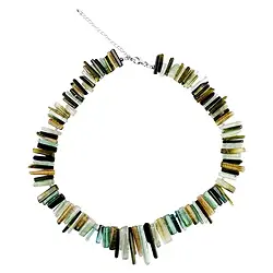 2822156004 Collana di Tormalina (verde), aste (10 - 20 mm), unica 004 | Marco Schreier