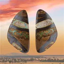 2828120002 Cabochons Opale Boulder unico 002, 7,5cm | grossista gemme e pietre curative