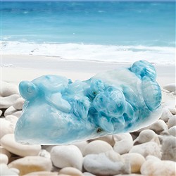 2828196013 Incisione Tartarughe di Larimar, 9,0 x 4,0 cm, unico 013  | Marco Schreier