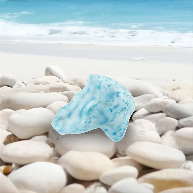 Freeform Larimar, 7,5 x 3,2cm, Pièces uniques 081 | Marco Schreier