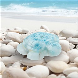 2828196100 Gravure Larimar Tortue, 4,2 x 2,0cm, Pièces uniques 100 | Marco Schreier
