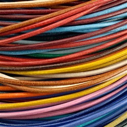 Rinds-Lederbänder (1,0 - 2,0mm) | Großhändler Edelsteine, Heilsteine & Schmuck