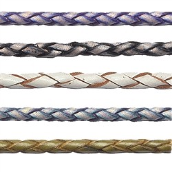 Geflochtene Lederbänder | Schreier Großhändler Edelsteine, Heilsteine & Schmuck