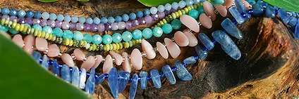 New gemstone strands and intermediate parts | wholesaler gems & healing stones