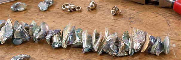 Perlenstränge Keshi | Marco Schreier Großhandel Edelsteine, Heilsteine & Schmuck