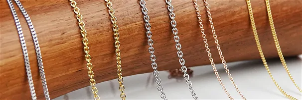 Cadenas eslabón plano plata | piedras preciosas, piedras curativas y joyería