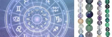 Fili di pietre preziose segno zodiacale (Astro) | Marco Schreier