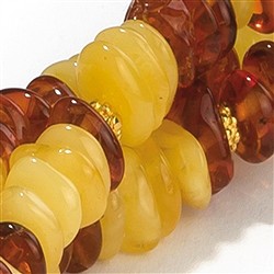 Brins de pierres précieuses "Amber Beach" Ambre | Marco Schreier