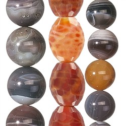 Fili di gemme di agata | grossista - gemme, pietre preziose e curative, gioielli