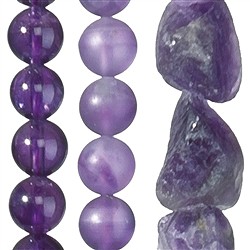 Fili di gemme di ametista | Ingrosso Schreier; gemme, pietre curative e gioielli