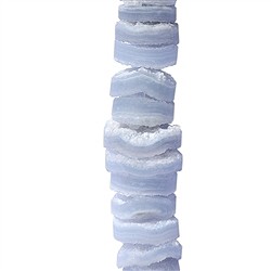 Fili di gemme di calcedonio | gemme, pietre curative e gioielli all'ingrosso