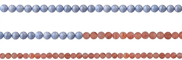 Tiras de calcedonia | Schreier piedras preciosas, piedras curativas y joyería