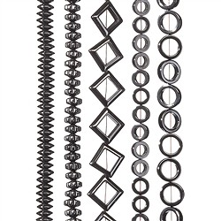 Fili di ematina (argento, grigio) | Gemme Schreier, pietre curative e gioielli