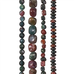 Fili di gemme eliotrope | Ingrosso Schreier; gemme, pietre curative e gioielli