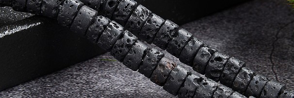 Edelsteinstränge Lava | Schreier Großhändler Edelsteine, Heilsteine & Schmuck