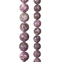 Edelsteinstränge Lepidolith | Mineralien-Handel Edelsteine, Heilsteine & Schmuck