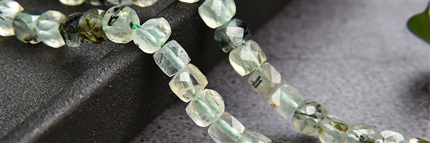 Prehnite stringed beads | wholesaler - gems, precious &amp; healing stones, jewelry
