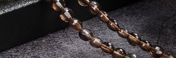 Gemstone strands Smoky Quartz | minerals trade - gems, healing stones & jewelry
