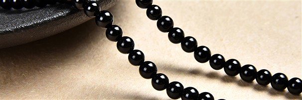 Gemstone strands Tourmaline (black) | wholesaler gems, healing stones & jewelry