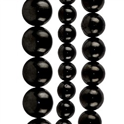 Edelsteinstränge Schungit | Schreier Großhandel Edelsteine, Heilsteine & Schmuck