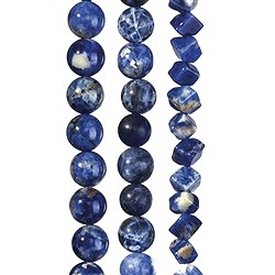 Edelsteinstränge Sodalith | Schreier Großhandel Edelsteine, Heilsteine & Schmuck