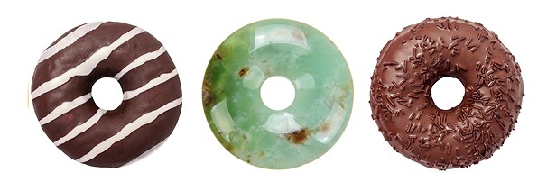 Gemstone donuts | Gemstone pi slices wholesale