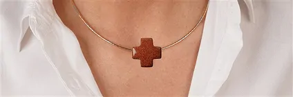 Gebohrte Mini-Halsreifteile | Mineralien-Handel Edelsteine, Heilsteine & Schmuck