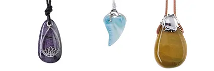 Hanger and decoration for drilled stones | wholesaler gems & healing stones