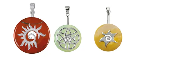 Halter für Edelstein-Donuts | Mineralien-Handel Edelsteine, Heilsteine & Schmuck