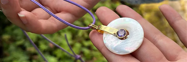 Scharnier-Clips für Donuts | Mineralienhandlung Edelsteine, Heilsteine & Schmuck
