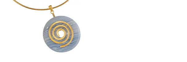 Donut holder spirals (silver) | minerals trade - gems, healing stones & jewelry