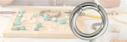 Ring-Verschlüsse mit Feder | Mineralienhandlung Edelsteine, Heilsteine & Schmuck