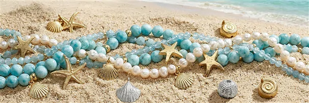 Stränge und Komponenten Coastal Chic | Schreier Edelsteine, Heilsteine & Schmuck
