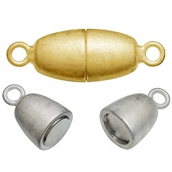 Magnetic clasps oval | Marco Schreier wholesale - gems, healing stones & jewelry