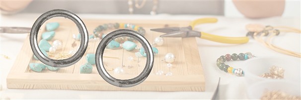 Binding rings XL (closed jump rings) | wholesaler gems, healing stones & jewelry