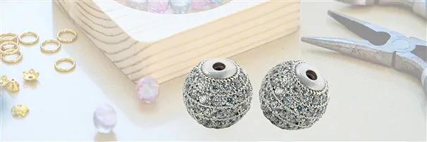 Zwischenteile mit Cubic Zirkonia | Großhändler Edelsteine, Heilsteine & Schmuck