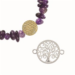 Lebensblume, Lebensbaum und Om-Zeichen | Edelsteine, Heilsteine & Schmuck-Handel