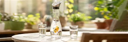 VitaJuwel Carafes and Glasses | minerals trade - gems, healing stones & jewelry