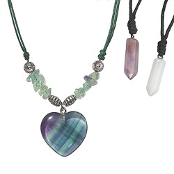 Pendants & necklaces (for jewelry stands) | wholesaler gems & healing stones