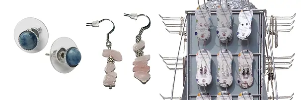 Ohrschmuck (für Schmuckständer) | Großhändler Edelsteine, Heilsteine & Schmuck