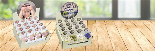 Présentoirs avec pierres précieuses et minéraux | Marco Schreier